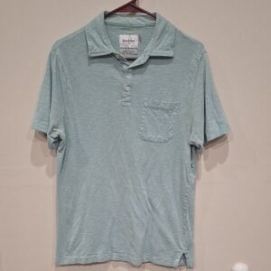 Men's Medium Goodfellow & Co Seafoam Green Short-Sleeve Polo with Chest Pocket